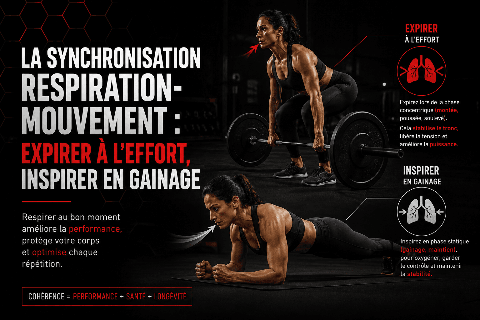 Respiration et musculation : synchroniser le souffle avec le mouvement