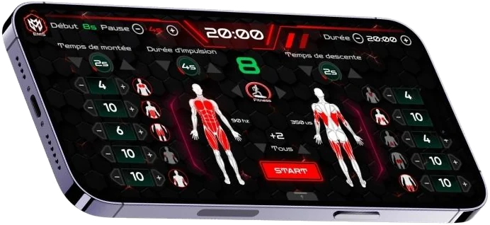 Application MetaMurph EMS sur smartphone